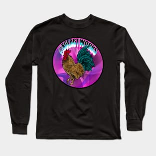 El Gallo Urbano +Drip Long Sleeve T-Shirt